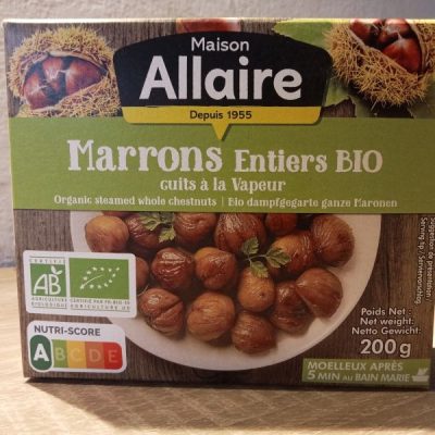 Marron entiers cuits