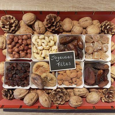 Plateau de fruits secs à offrir